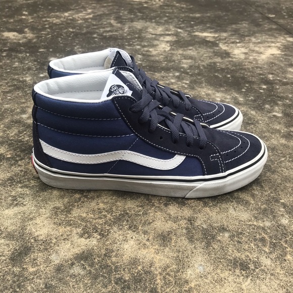 vans sk8 mid navy